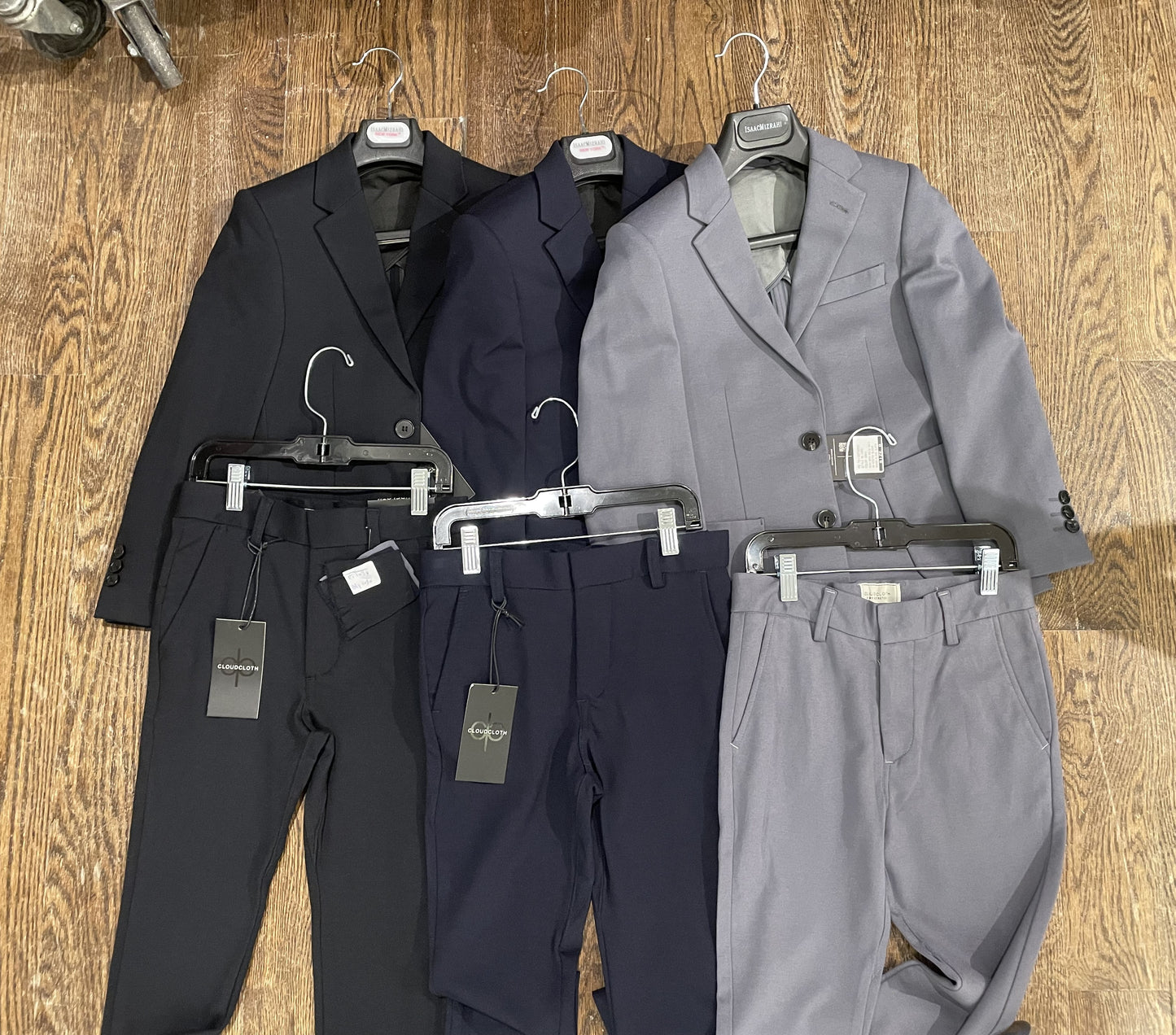 BL1090 4 Way Stretch Blazer - Available in Black, Navy, Gray with Matching Pants PT1090