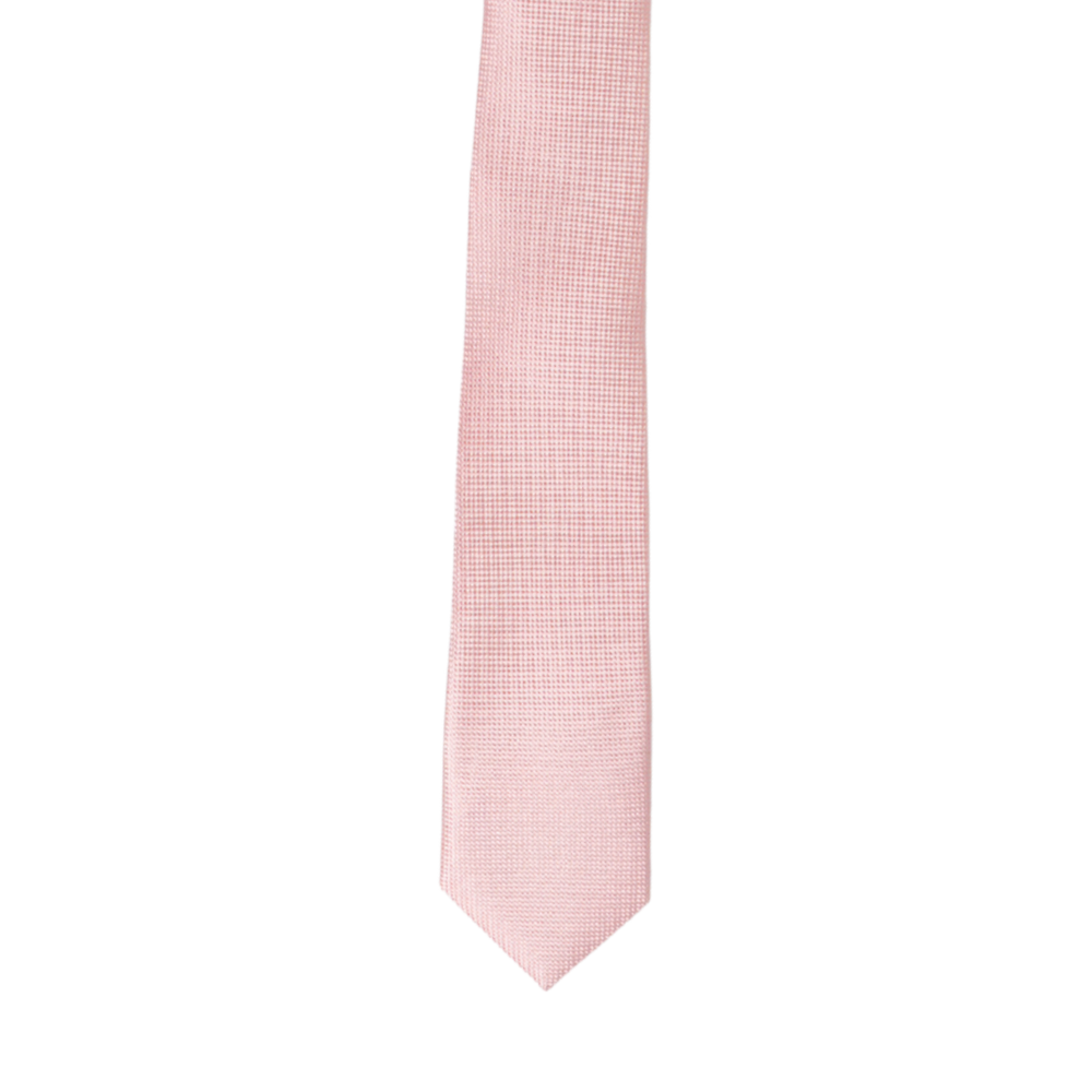 SPT2000-Boy's Silk Textured Pink Color Tie