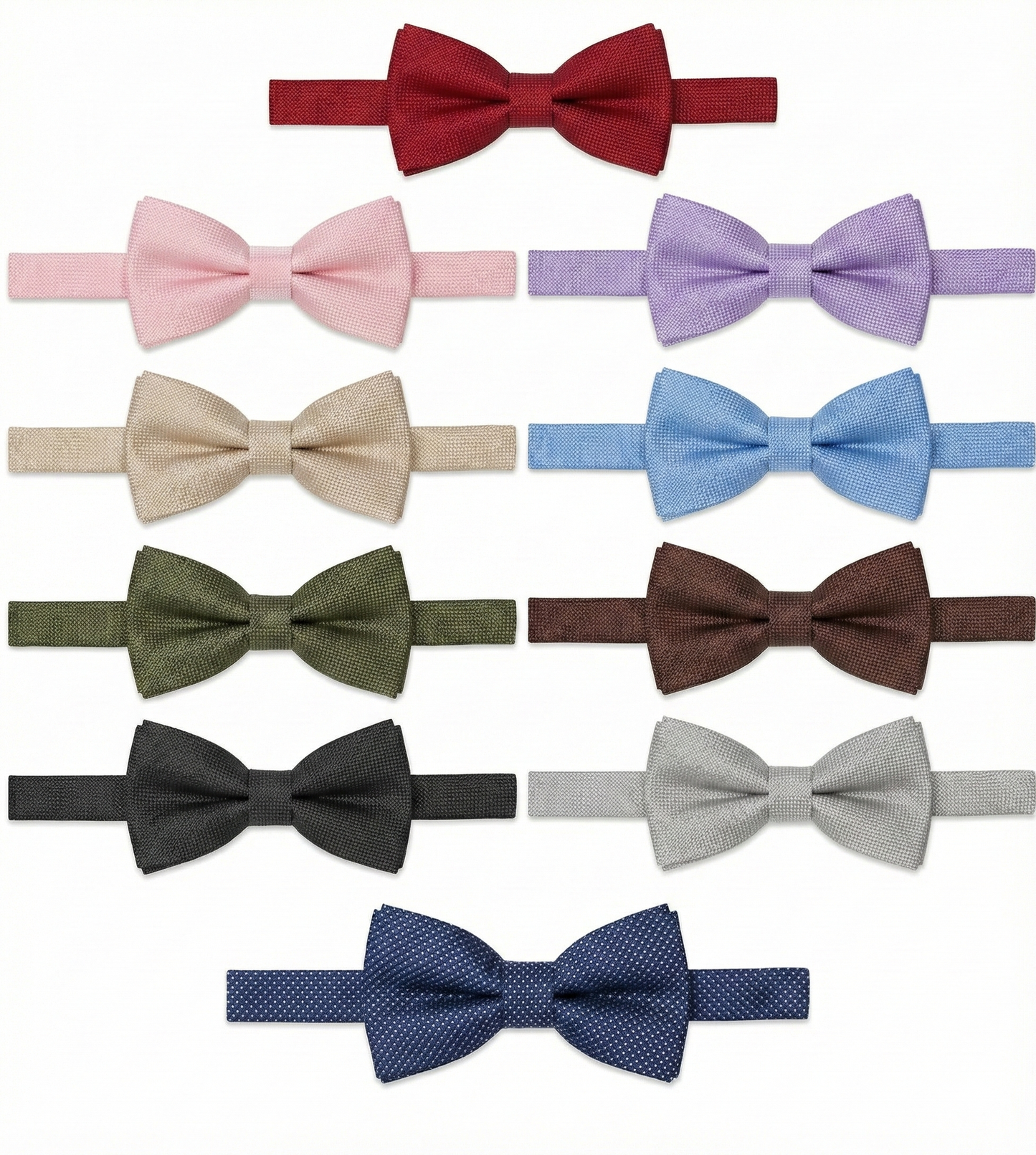 BTE2000 Silk Bowtie - Available in 10 Colors