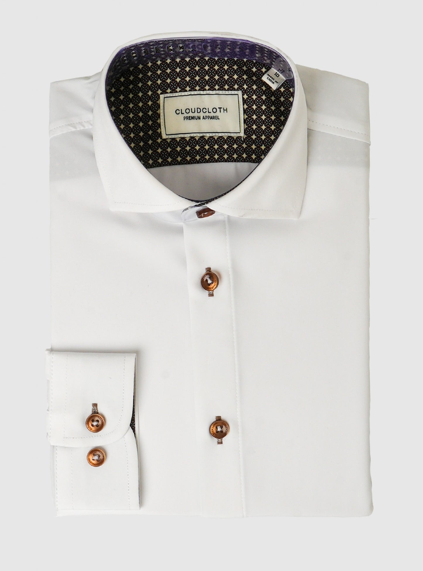 SH9801C- 4 Way Stretch Shirt w/ Contrast - Available in Black, Navy, Brown, Green, Tan