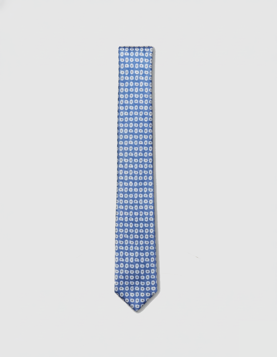 SPT990 French Blue Paisley Necktie
