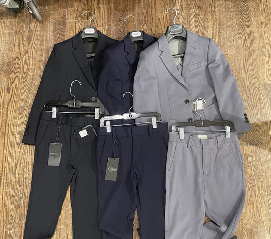 BL1090 4 Way Stretch Blazer - Available in Black, Navy, Gray with Matching Pants PT1090