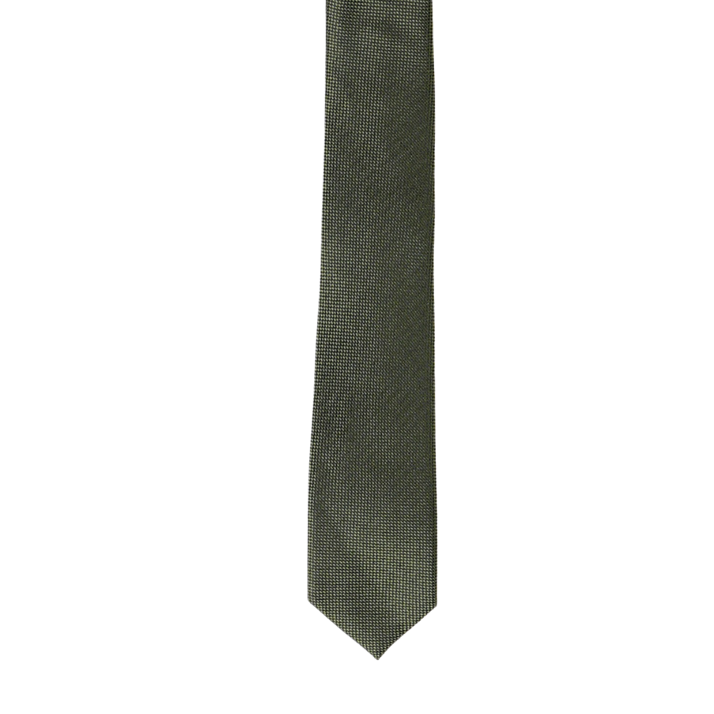 SPT2000-Boy's Silk Textured  hunter green ColorTie