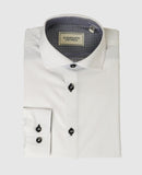 SH9801C- 4 Way Stretch Shirt w/ Contrast - Available in Black, Navy, Brown, Green, Tan