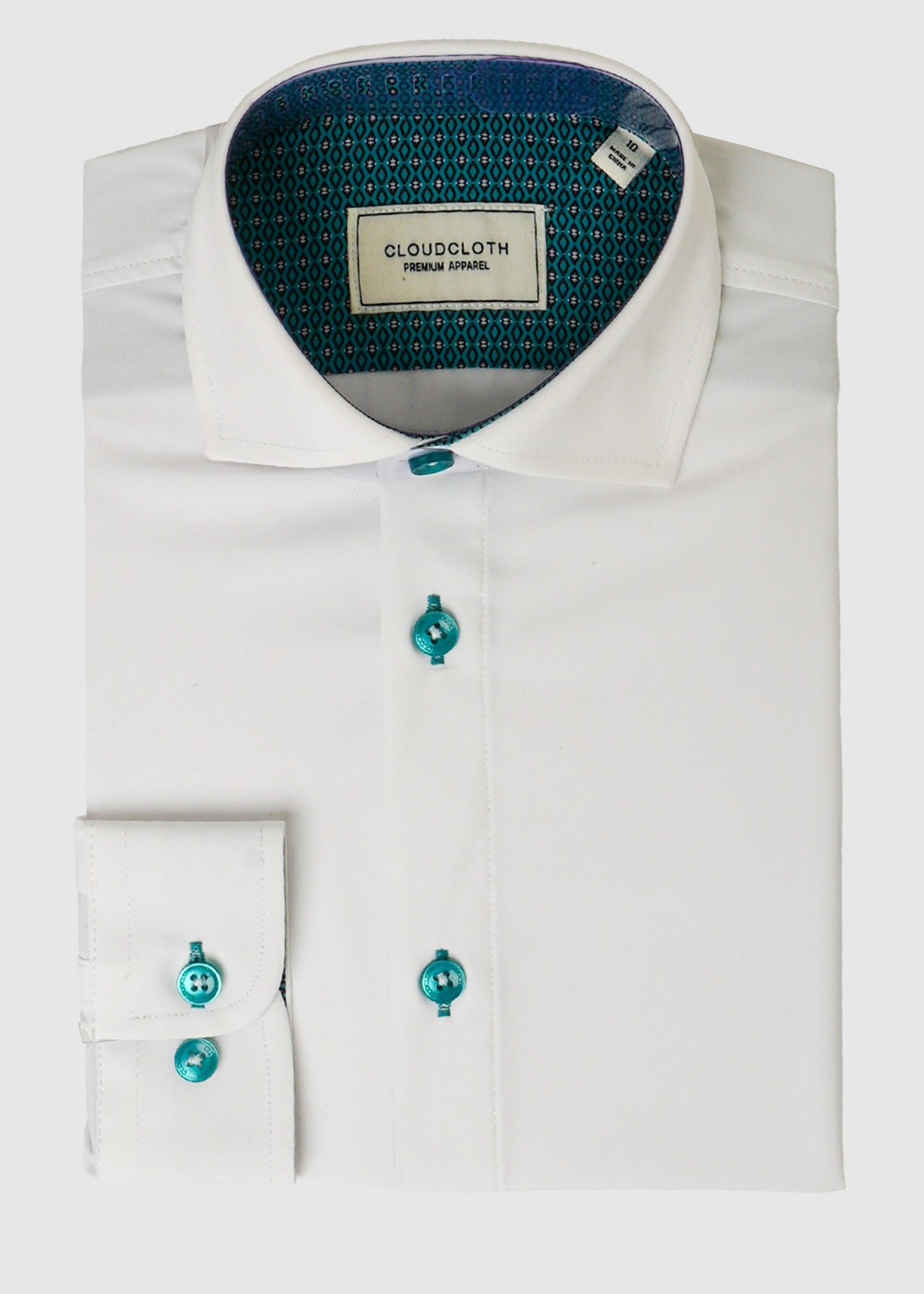 SH9801C- 4 Way Stretch Shirt w/ Contrast - Available in Black, Navy, Brown, Green, Tan