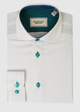 SH9801C- 4 Way Stretch Shirt w/ Contrast - Available in Black, Navy, Brown, Green, Tan
