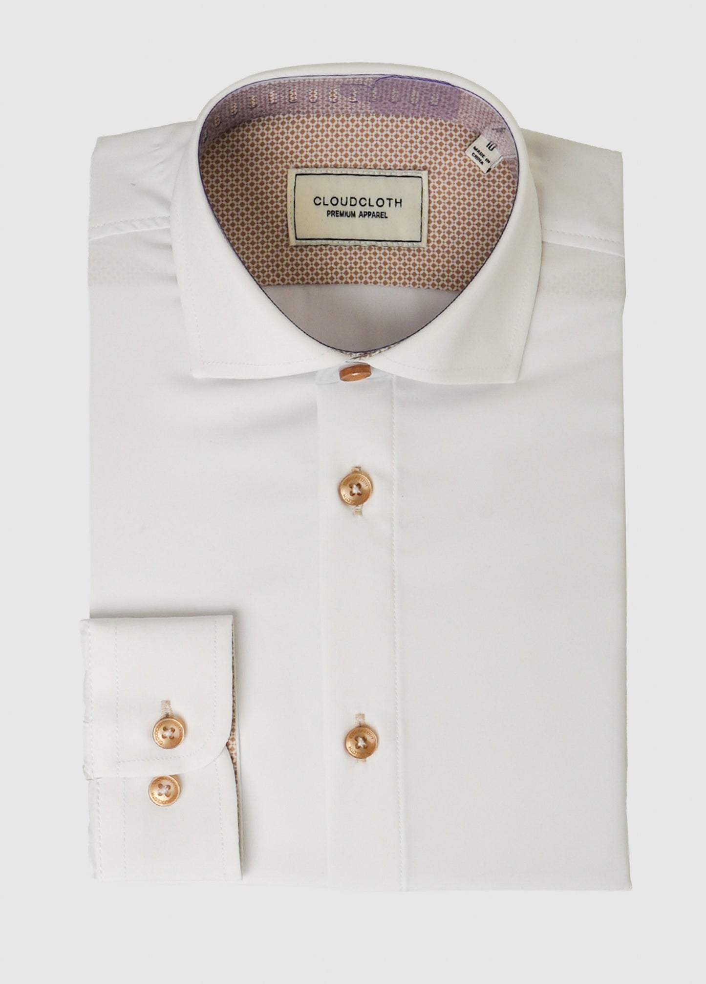 SH9801C- 4 Way Stretch Shirt w/ Contrast - Available in Black, Navy, Brown, Green, Tan