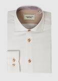 SH9801C- 4 Way Stretch Shirt w/ Contrast - Available in Black, Navy, Brown, Green, Tan