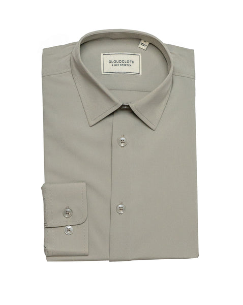 MSH9801 Gray- 4Way Stretch Shirt. Available in 17 Colors!