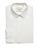 SH9801 White- 4 Way Stretch Solid Shirt. Available in 17 Colors!