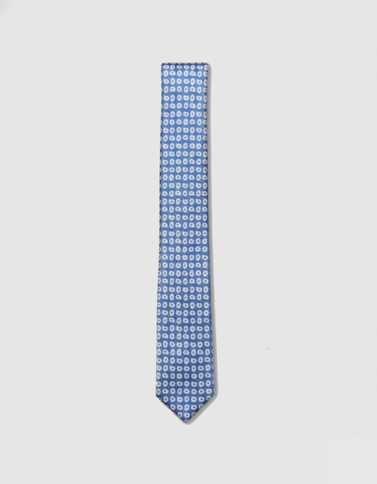 SPT990 French Blue Paisley Necktie
