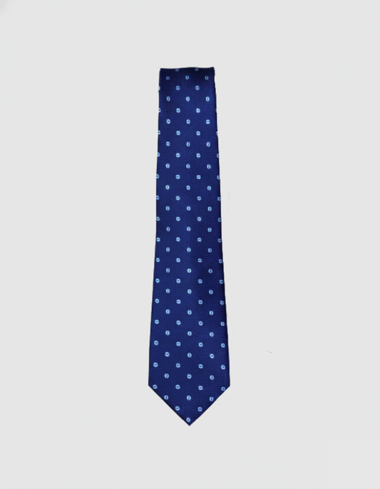 SPT991 Navy Polka Dot Necktie