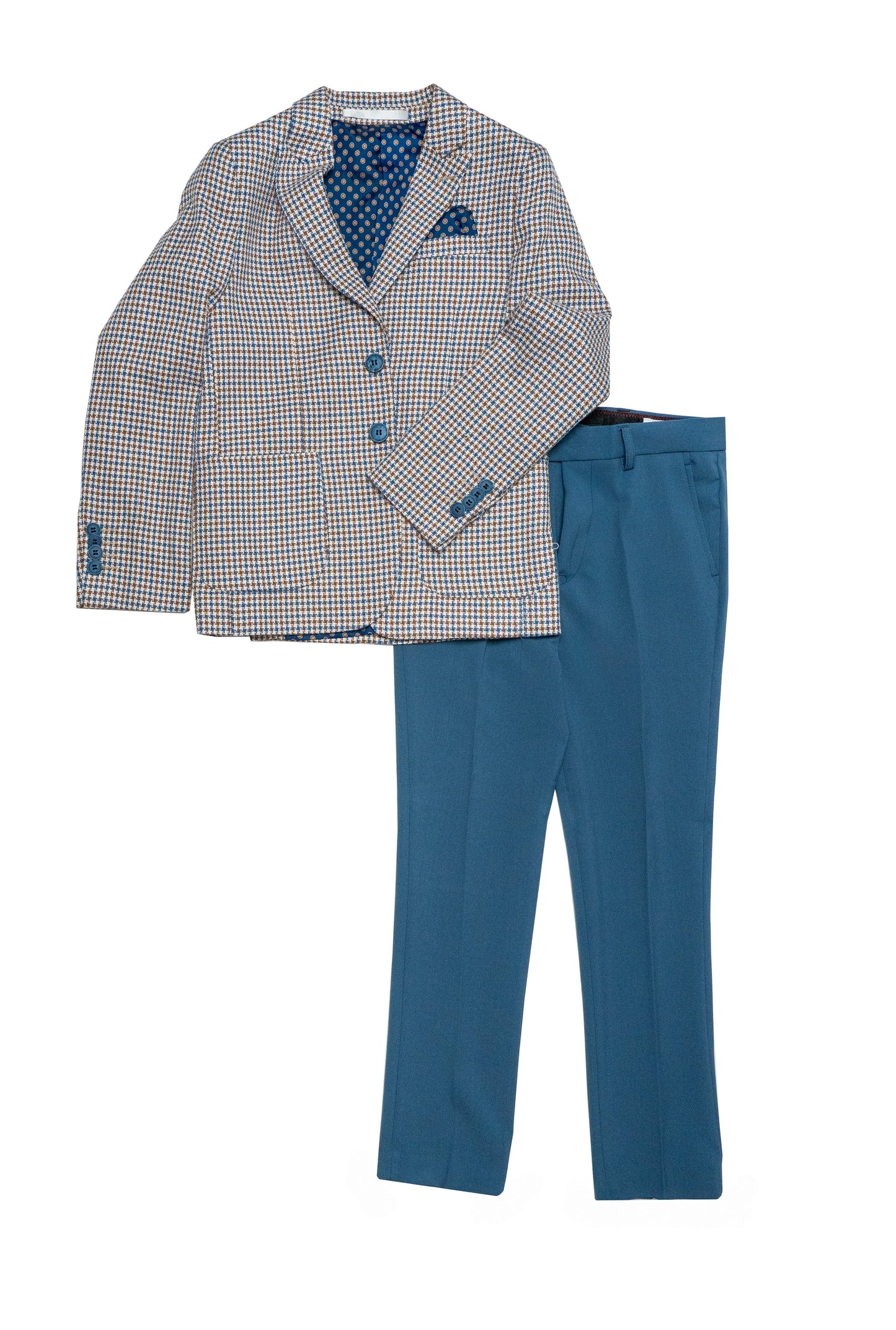 ST2710 GINGHAM PLAID SUIT