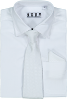 055-White With White Tie