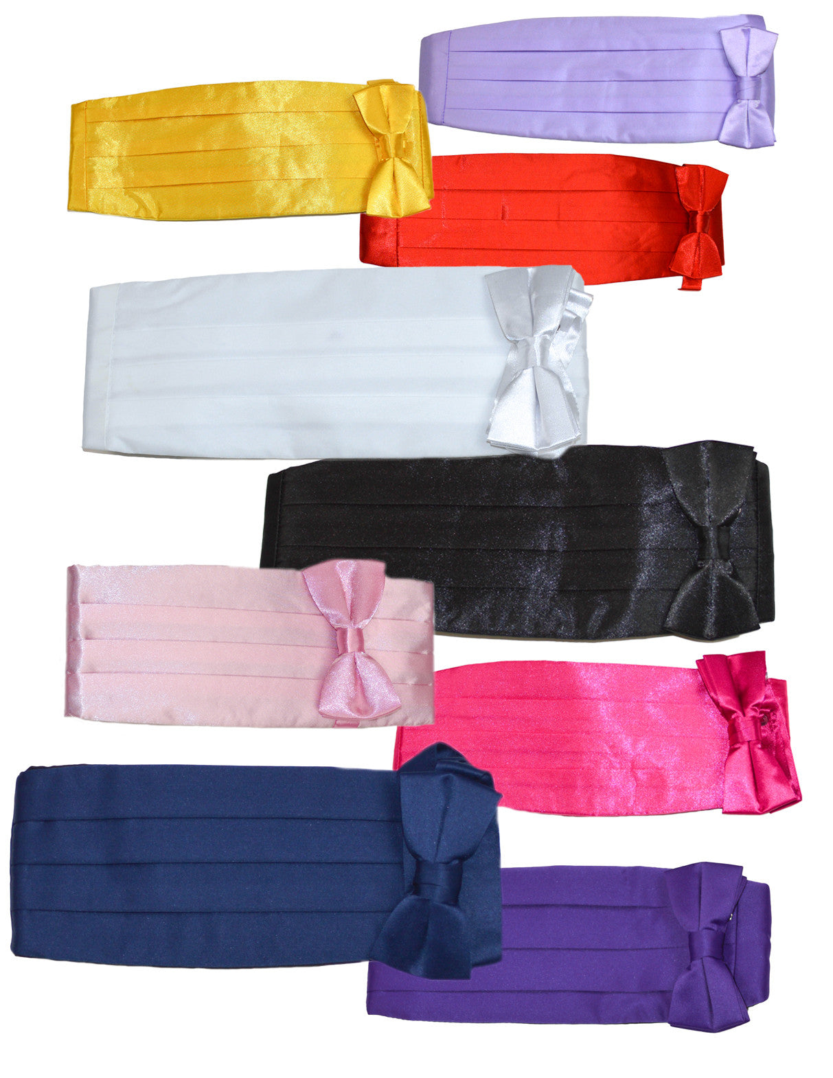 CMB - CUMMERBUND SETS - VARIOUS COLORS