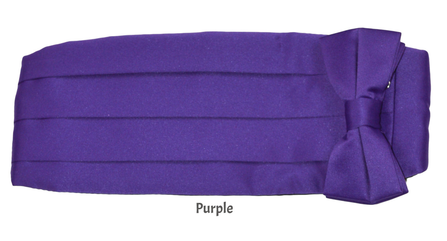 CMB - CUMMERBUND SETS - VARIOUS COLORS