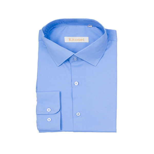 MSH93000 Solid French blue Cotton