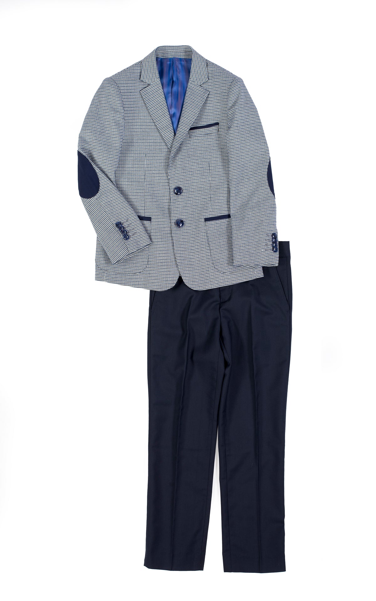 ST2457 Navy Hundstooth