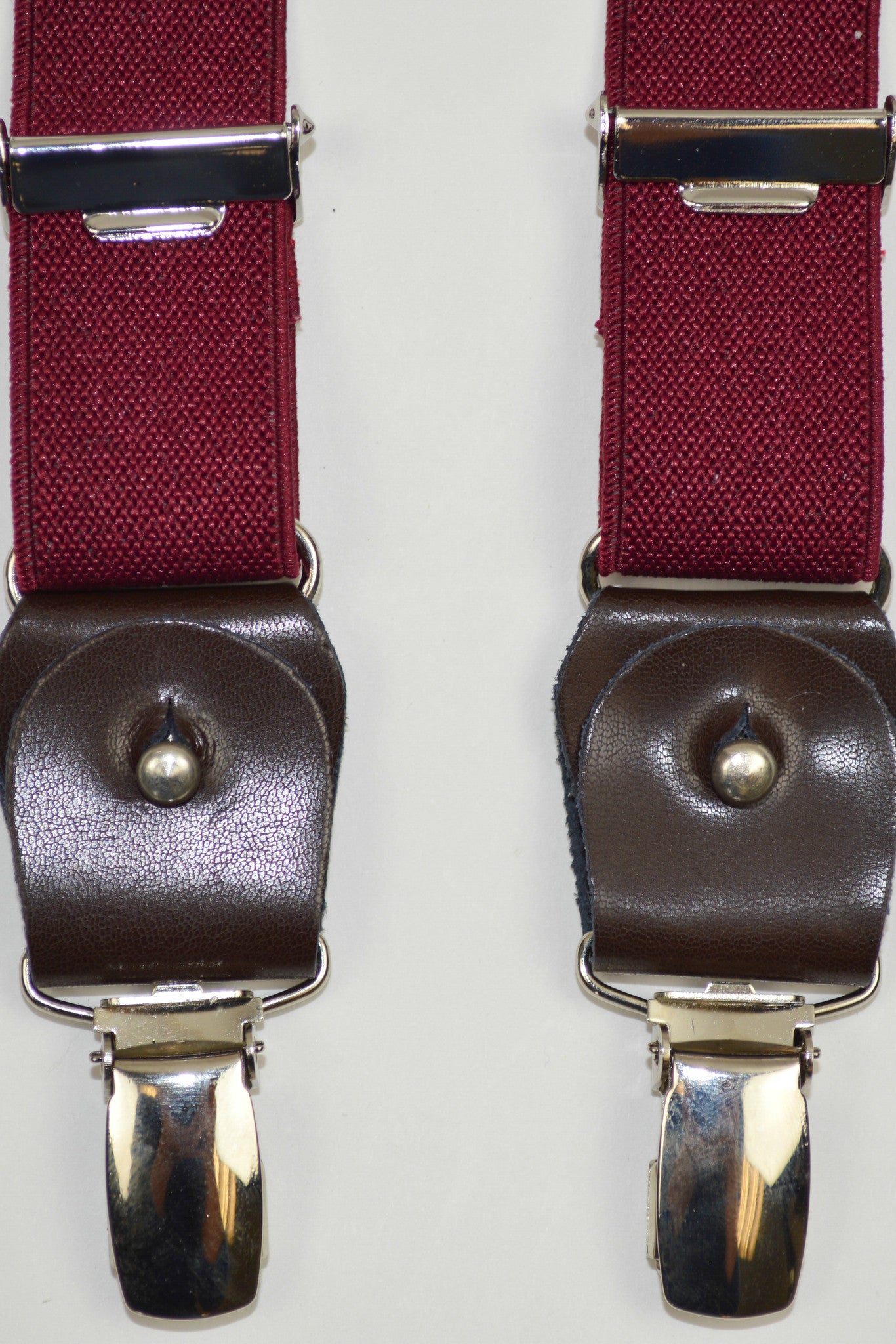 SUS1265 Burgundy Suspenders